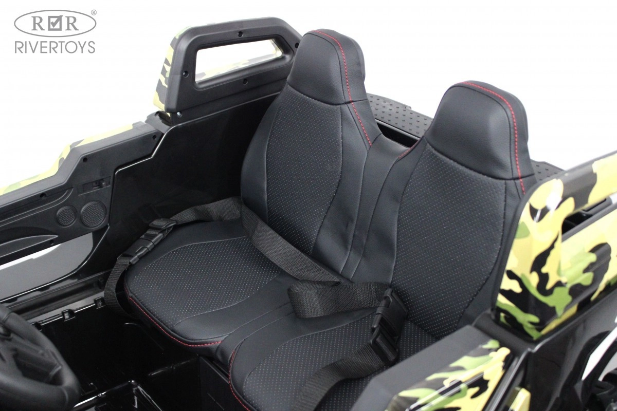 Детский электромобиль RiverToys A707AA LUX 4WD зеленый камуфляж a2l2o5yniop30a0gf4tejkwpw0q3bpy5