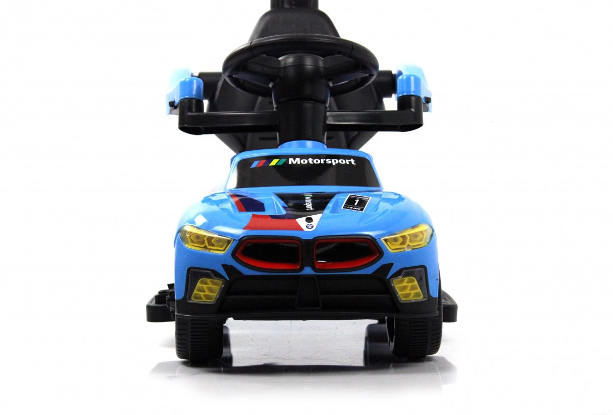 Детский толокар RiverToys F003FF-P с родительской ручкой синий i63l4eidylidth5hkbu0jdpodx7j4dtp