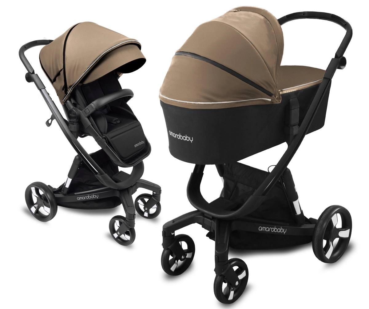 Коляска 2 в 1 Amarobaby Tutum с Auto Brake Бежевый xgk65jaog8g9ehnyhazbo1al5krjxc9x