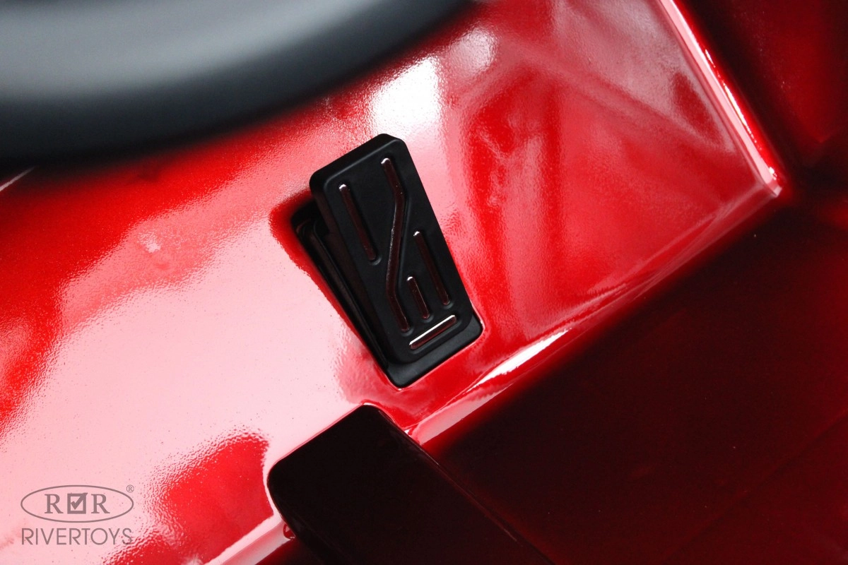 Детский электромобиль RiverToys Y999YY красный глянец 5wh06kwfnqyw6yf91d04kjercpzzcgi9