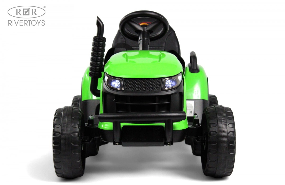 Детский электромобиль RiverToys K111KK зеленый sqxsvh2xrrl6vmtc3ayj1lcn856f2vgm