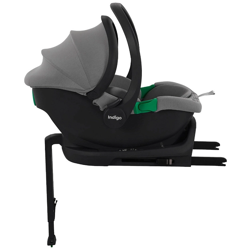 Автокресло Indigo MINKY I-SIZE (Светло-серый с базой)