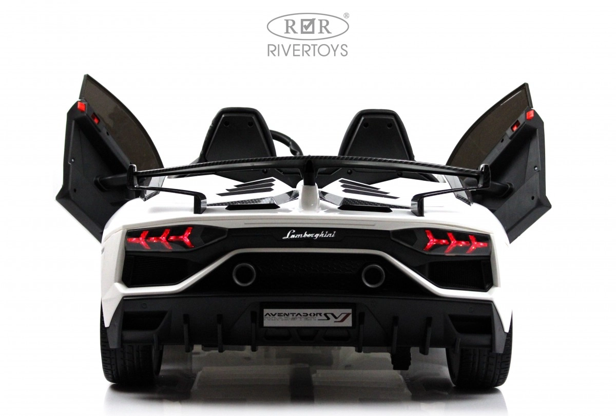 Детский электромобиль RiverToys Lamborghini Aventador SVJ A111MP белый 8fruq5a2a15immn05ekpx7oa9jmg49ah