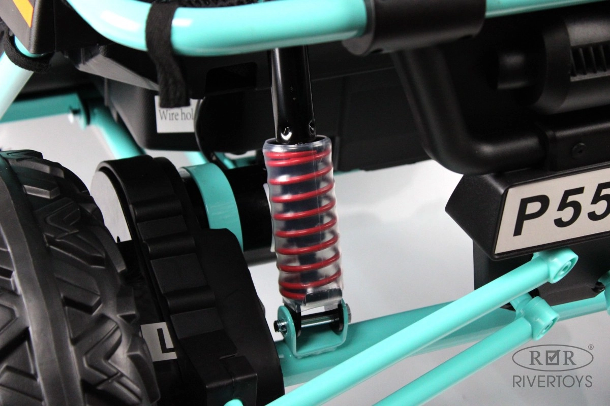 Детский электромобиль RiverToys P555PP светло-зеленый g61q8qq64ndfx5n09ixyiyf5vlaowniz