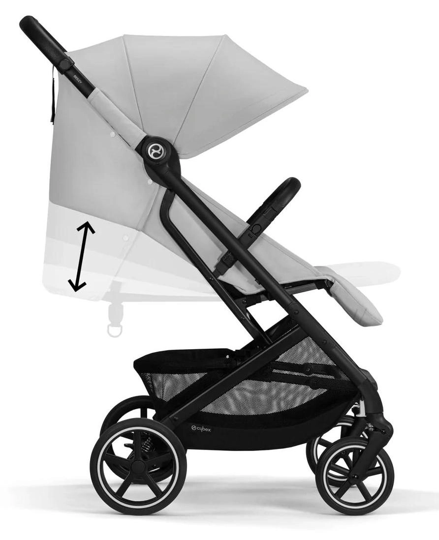 Прогулочная коляска Cybex Beezy Fog Grey с дождевиком и бампером rpizt7np337njm5ea0ok7wzjvmsis210