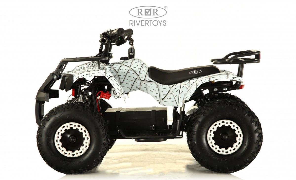 Детский электроквадроцикл RiverToys TIKI LUX белый спайдер 2lb1erl4nf36vlgcib84rh20lqlmr9a9