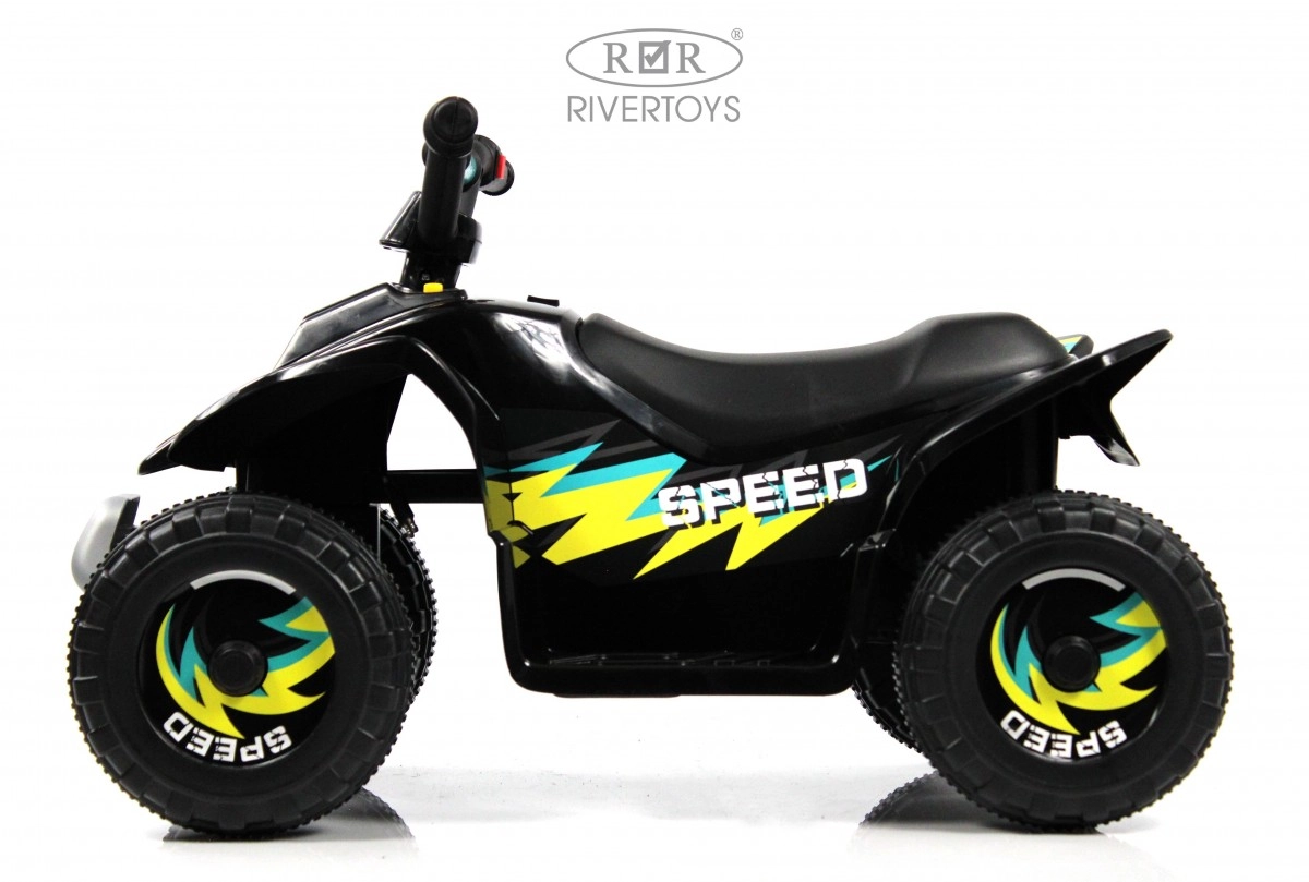 Детский электроквадроцикл RiverToys H001HH черный 1nan8mq788g2s01xe5us591fbmq01wzc