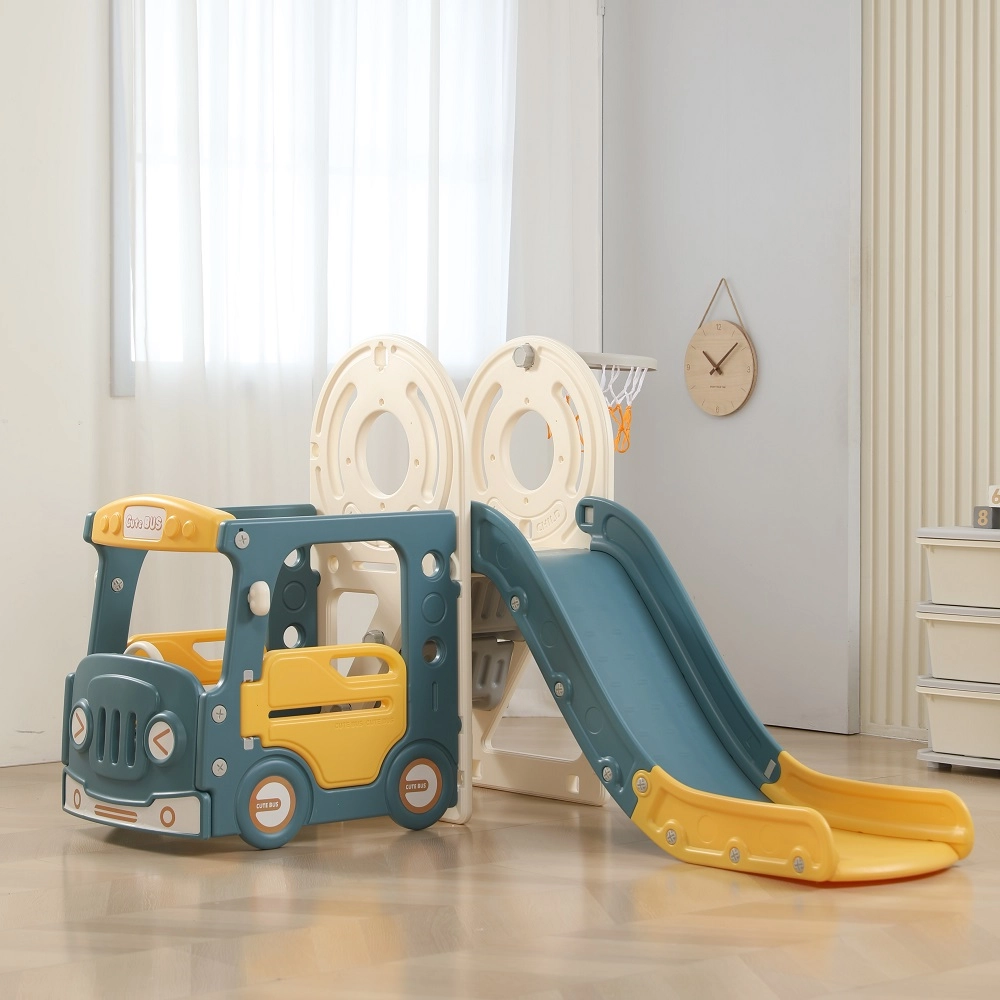 Игровой комплекс с горкой UNIX Kids Bus (171 cm) Yellow 108131767-igrovoi-kompleks-s-gorkoi-unix-kids-bus-171-cm-yellow