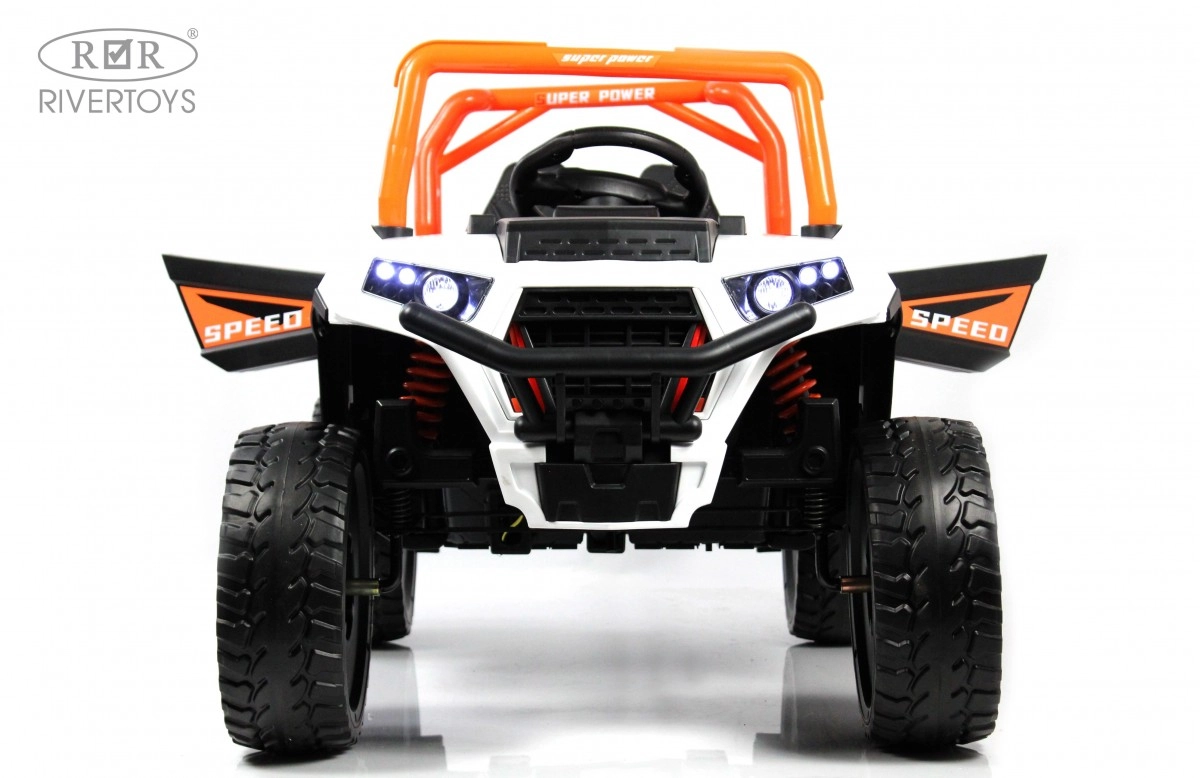 Детский электромобиль RiverToys F888FF-A оранжевый 6z9r566od50ujutw0hmwfujsa1txsrxl