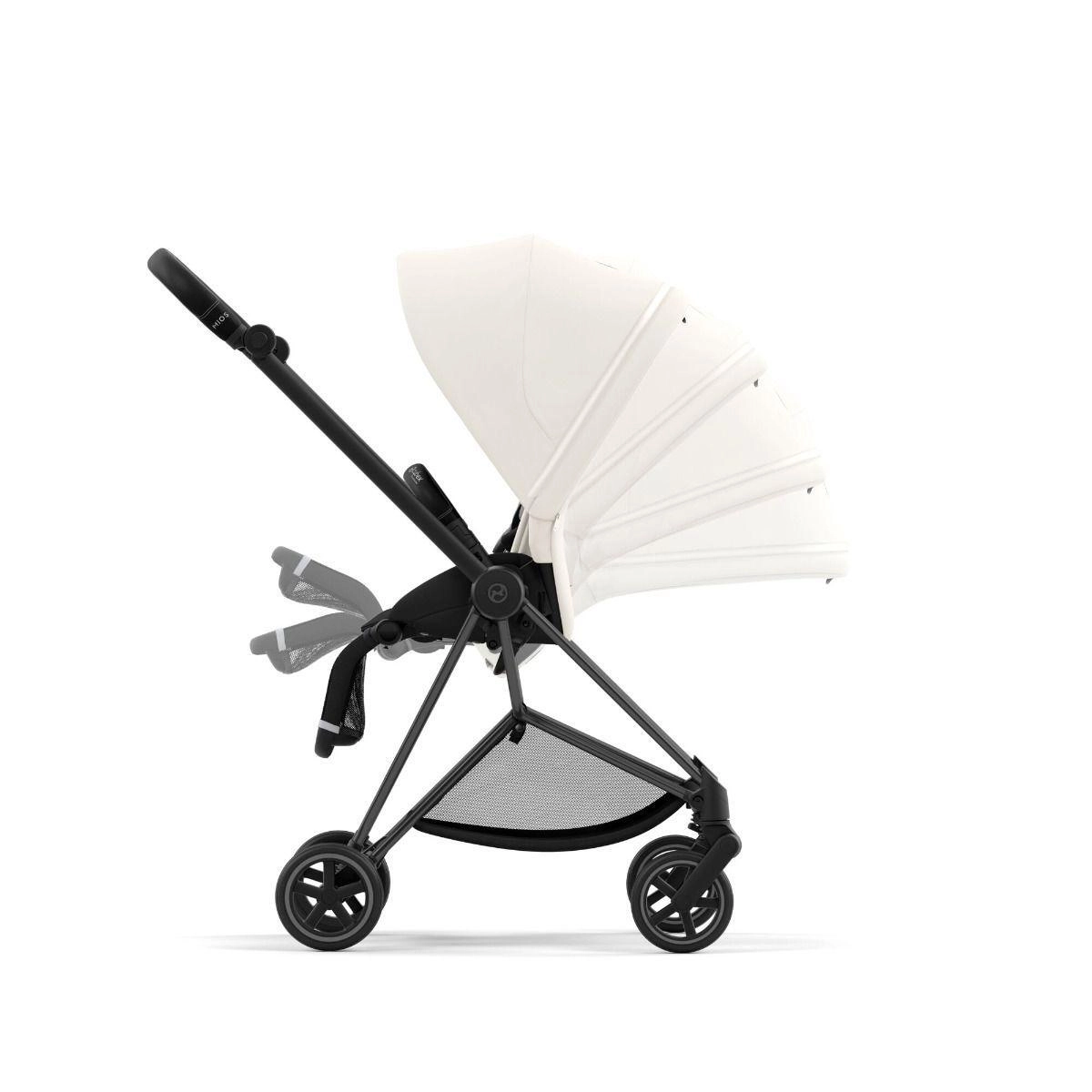 Cybex Mios V3 прогулочная коляска Off White, Matt Black  доп2