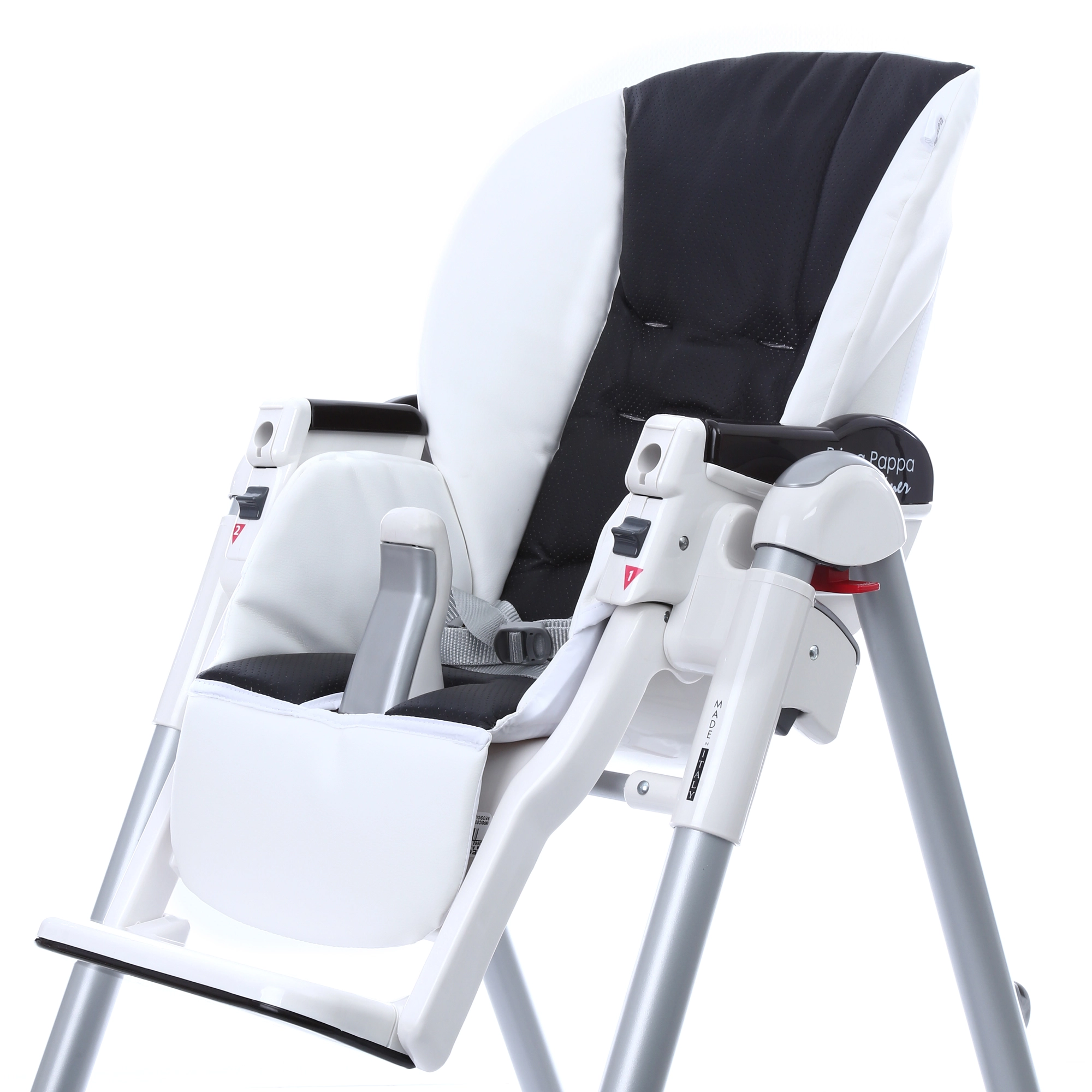 Сменный чехол сидения Esspero Sport к стульчику для кормления Peg-Perego Diner  (White/Black)