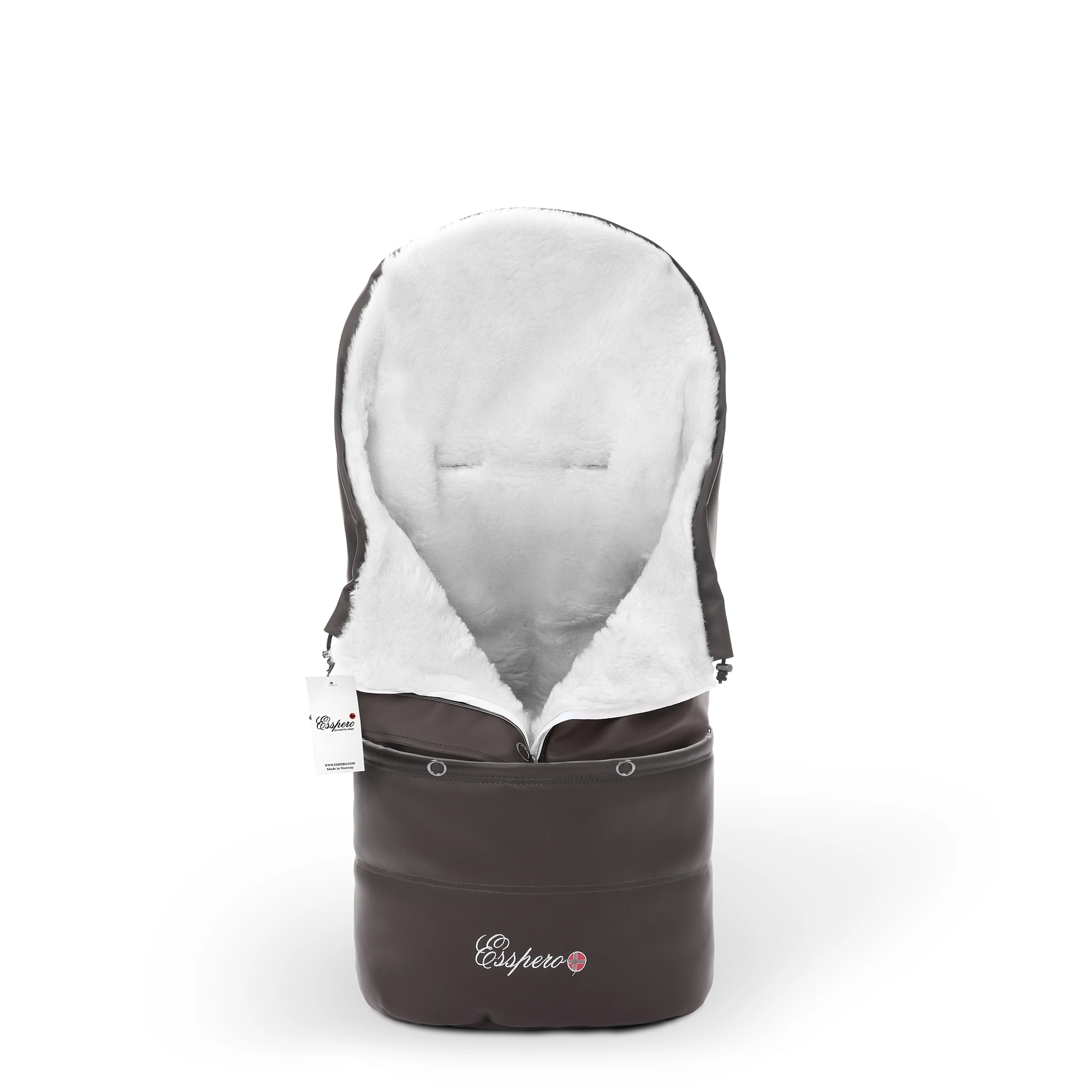 Конверт в коляску Esspero Transformer Arctic (натуральная 100% шерсть) (Chocolat)