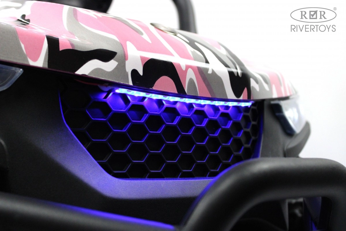 Детский электромобиль RiverToys T777TT 4WD розовый камуфляж cd70826dj9vbbwy6l1bf6m2kog67o6mc