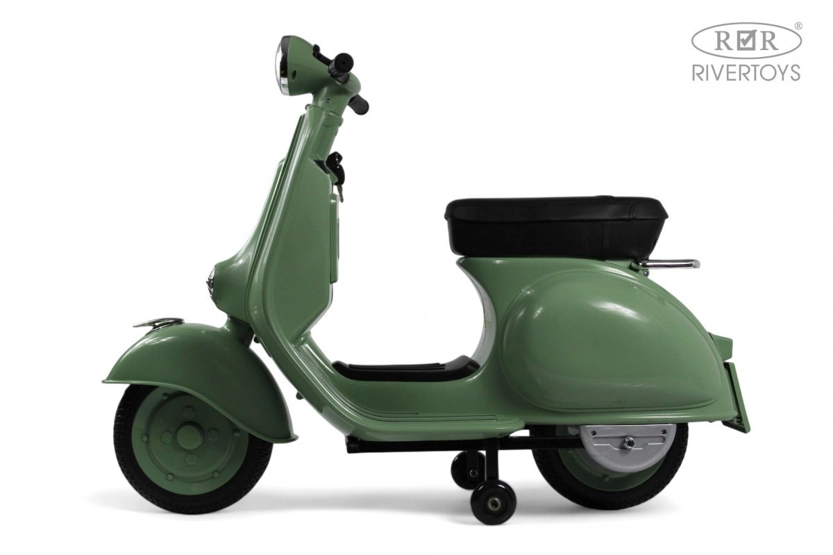 Детский электроскутер RiverToys VESPA M888MM зеленый rfcm55iuk4oh2vnqc3idd4krm5szrdra