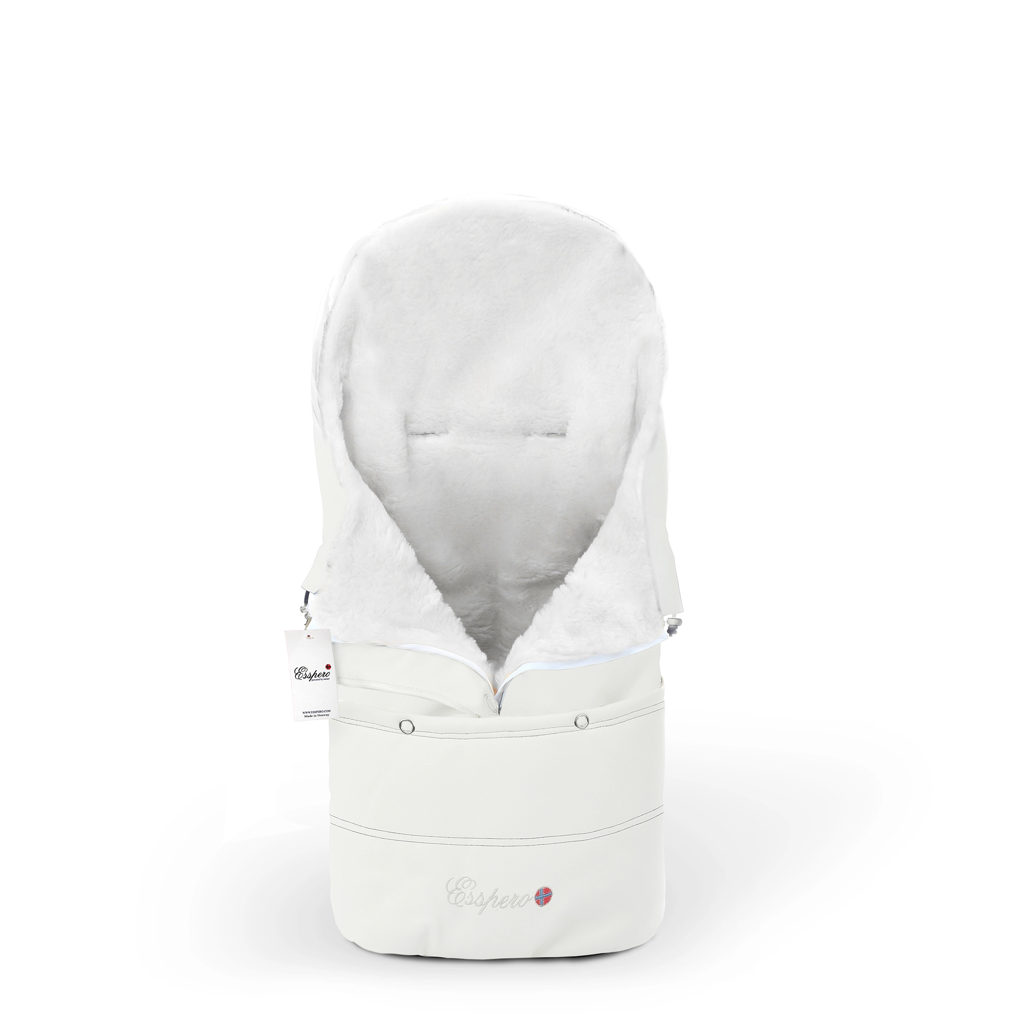 Конверт в коляску Esspero Transformer Arctic (натуральная 100% шерсть) (White)