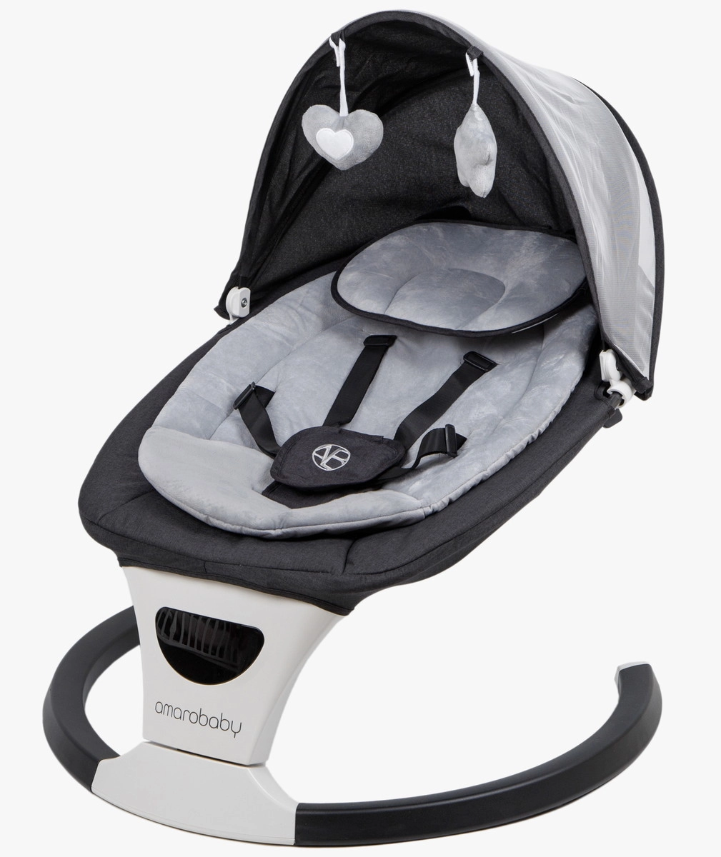 Детские электрокачели AmaroBaby Teddy Swing черный b56vcef51k5iwxdma6glwze4969xyl5c