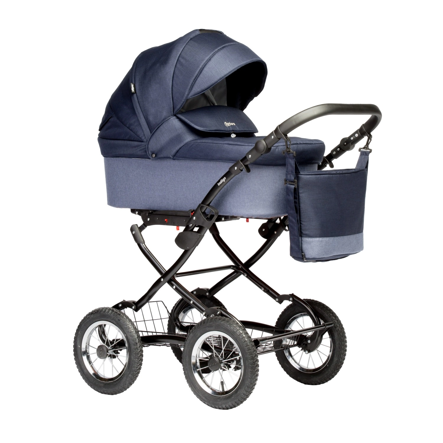 Коляска 2 в 1 Indigo BARBARA Classic синий 26df6eca0df65d92f9e2b03c4cf8df65