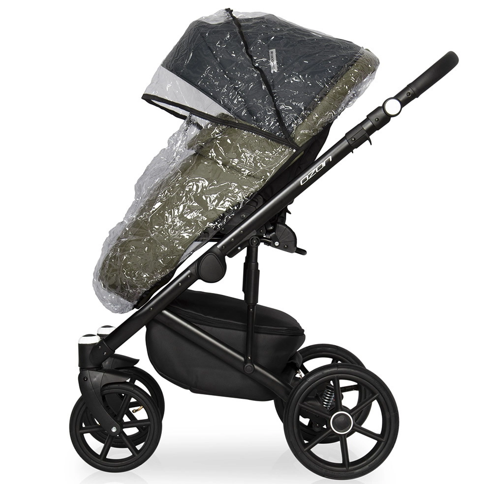Коляска 2 в 1 RIKO BASIC OZON 02 черно-зеленый 8xhw7t7nf0zw0mdnn196ju93okor7c09