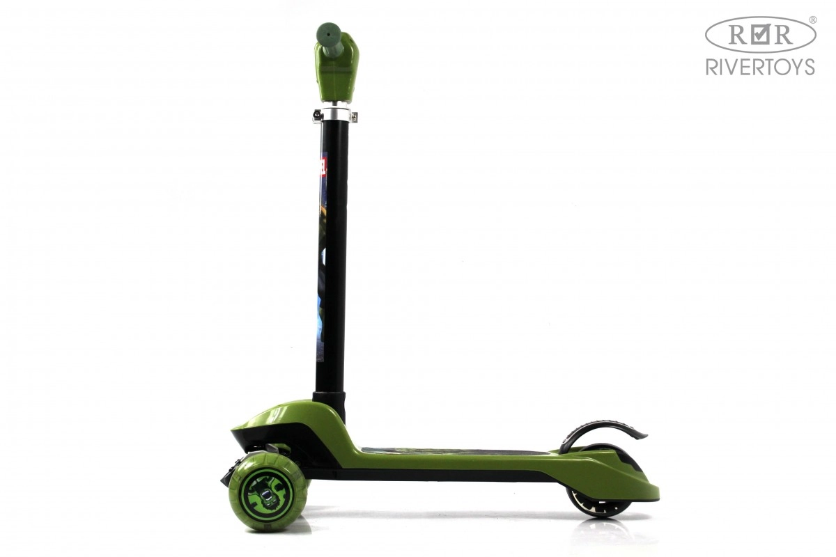 Детский самокат RiverToys HB-Q3 зеленый 2j18xswhow8l1bxgytvw11yeq16yrmvr