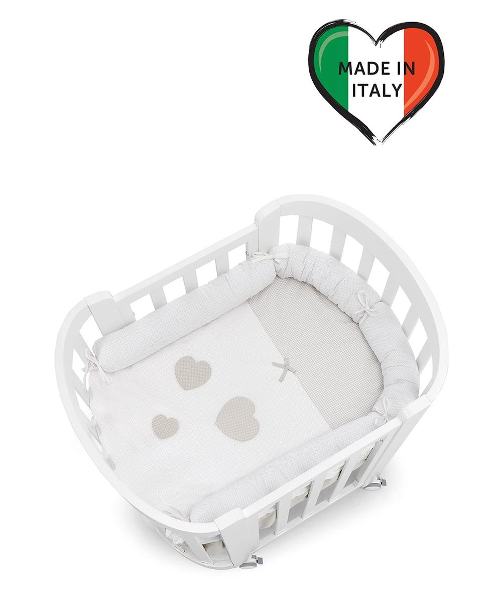 Детская кроватка Erbesi Sweet с матрасом Белый m7bfgptn6h5hlu43gtjogdofwrbfxi3l