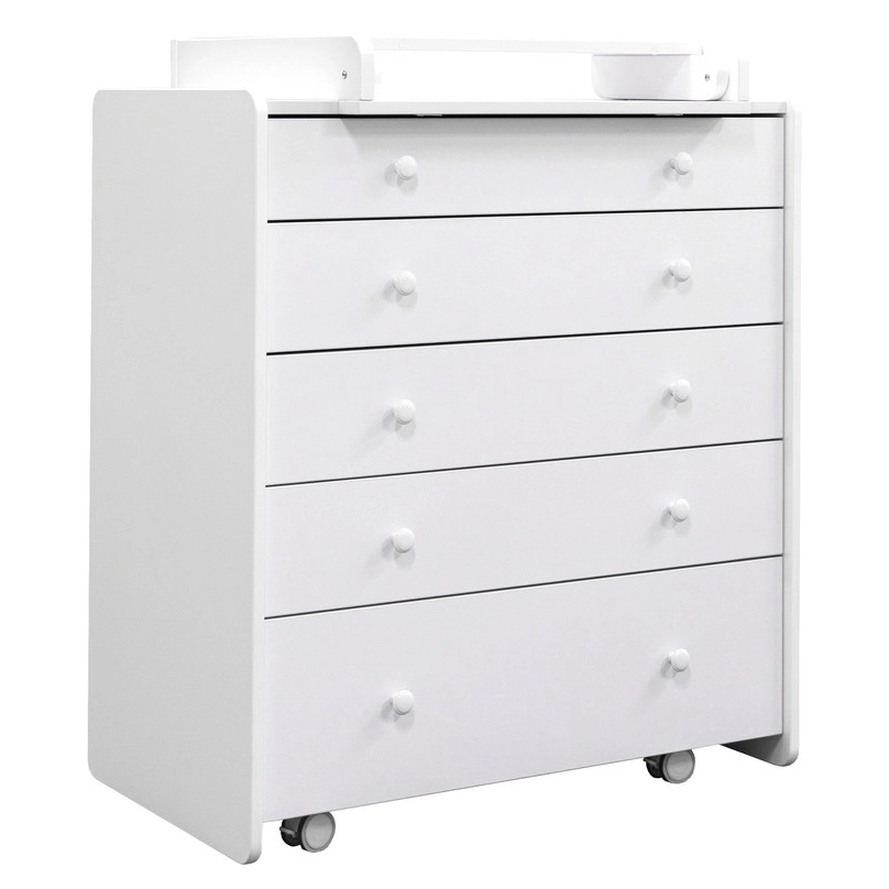 Комод ANTEMI Mari с пеленальным столиком (Белый)