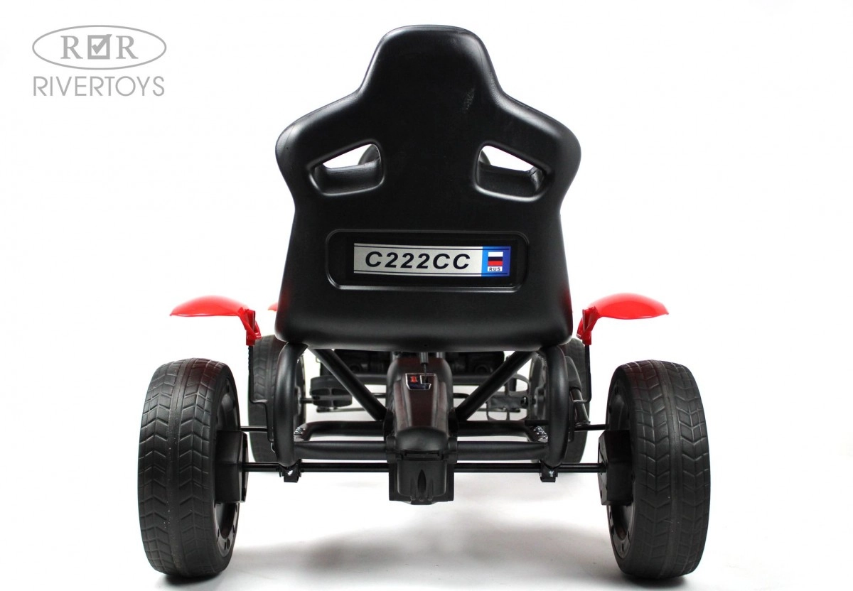Детский веломобиль RiverToys C222CC красный qswmo1q9yi7vsxdoibca39sao1sbl76b