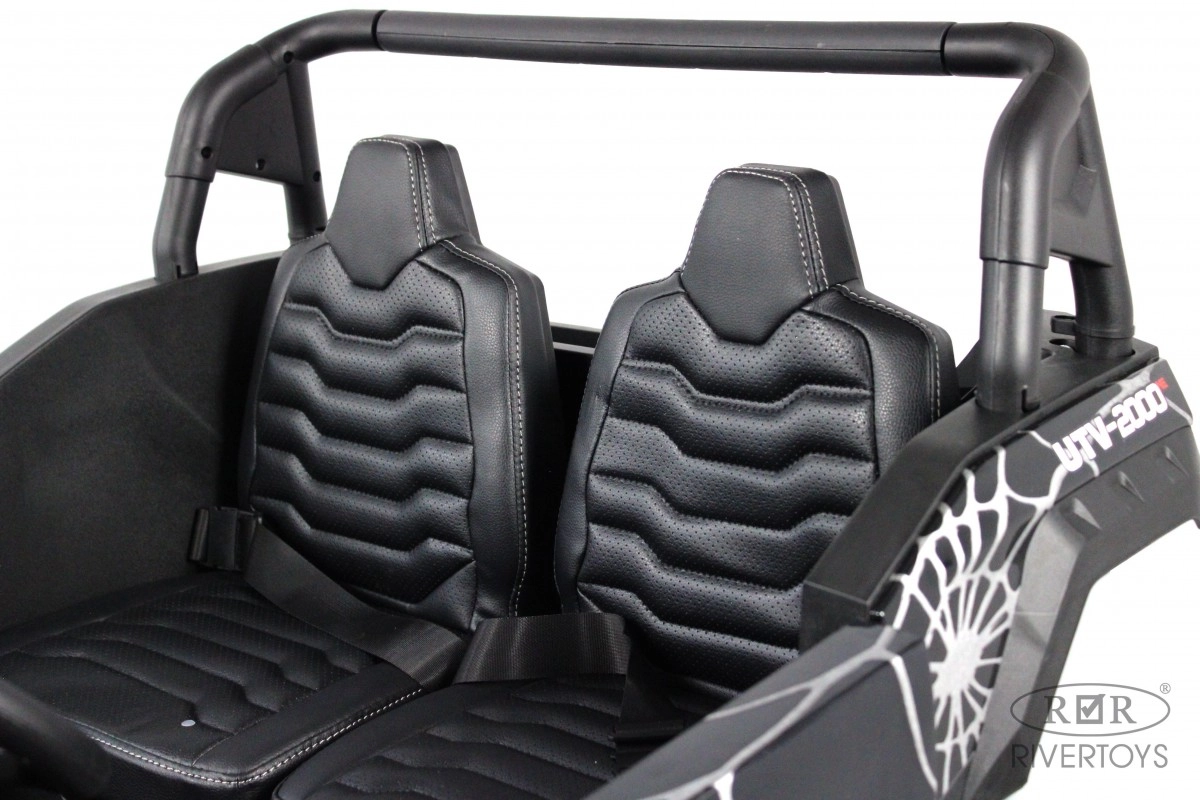 Детский электромобиль RiverToys M222MM черный m61t1zkzdky7x9lrkq0qk1dtp4drljvz