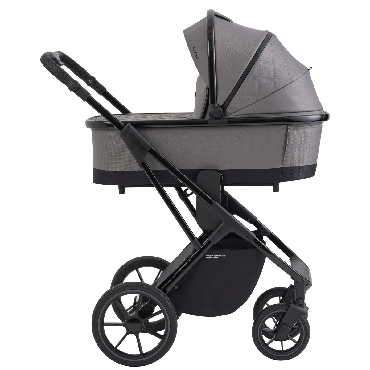 Детская коляска Sweet Baby Massimo SBL 2 в 1 Grey oybaht60q0qn465mb53jvqavyk5ifa4m