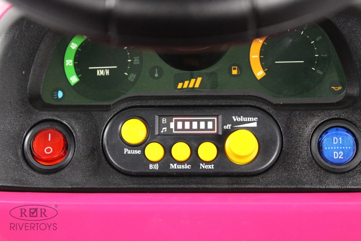 Детский электромобиль RiverToys K111KK розовый etzxux236fwym2szjhr866hdk4j682my