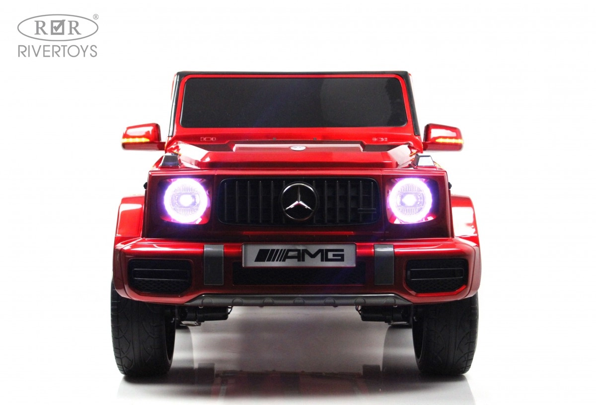 Детский электромобиль RiverToys Mercedes-AMG G63 G111GG красный глянец 03emwtiv11iblg022tq1k2jcmxd4ch40