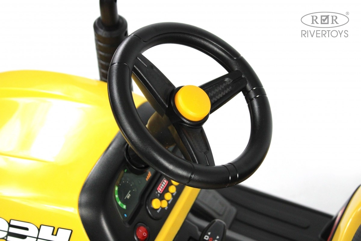 Детский электромобиль RiverToys K111KK желтый 6jx9v2perx223acespdbloju6gv0hguu