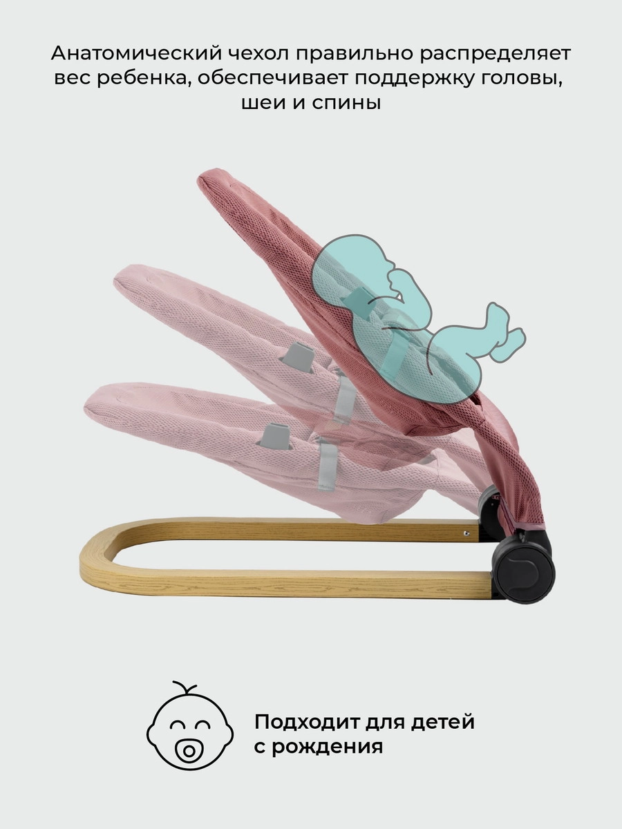 Шезлонг Amarobaby Baby relax Розовый 3w0g3ylk4mmzdiwvrutmrt6k6rrce2jr