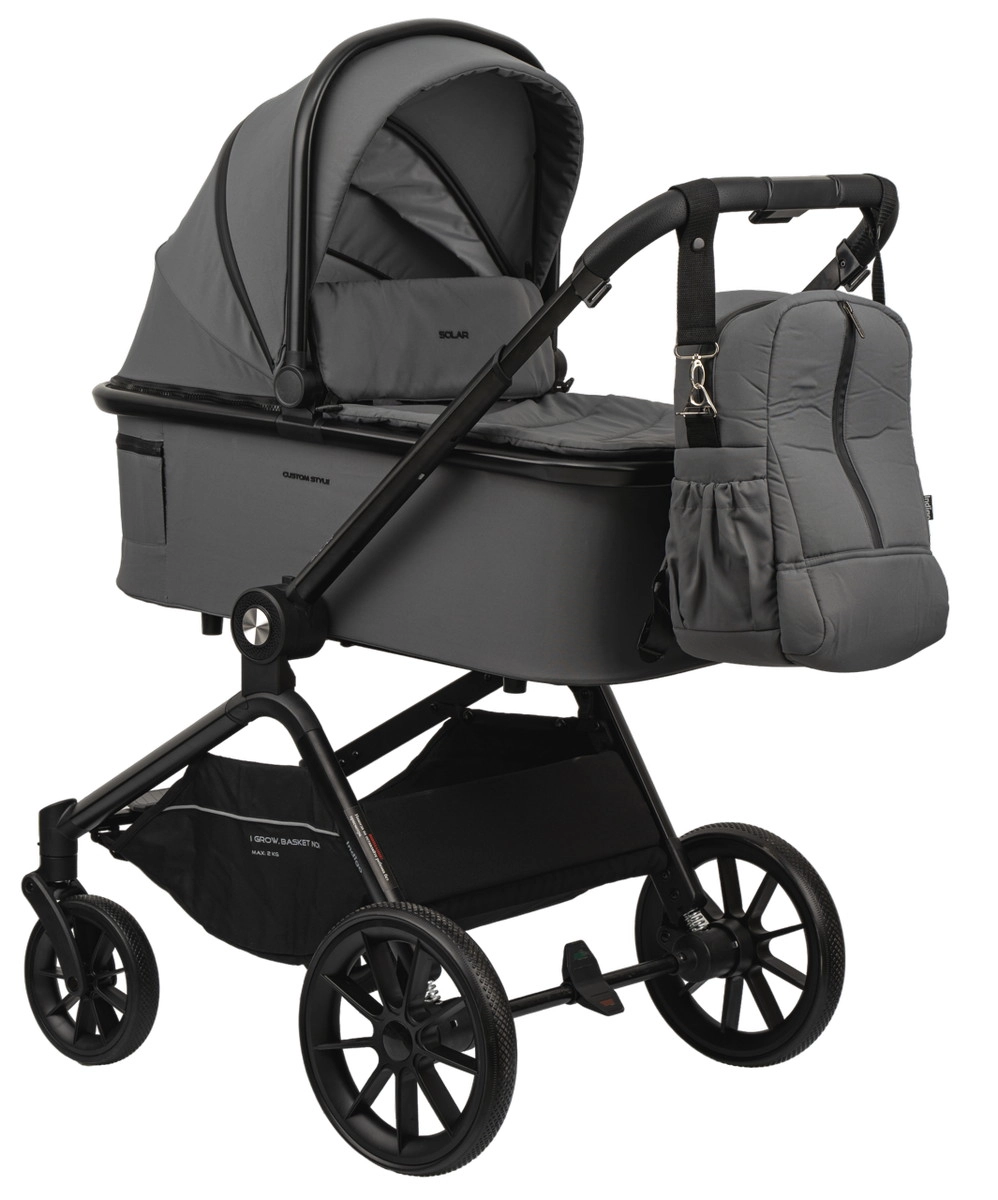 Детская коляска Indigo Solar 3 в 1 серый u4cbdhw6lmfcf4dkbv7oprxt9096qke2
