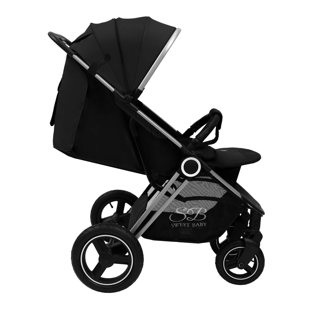 Прогулочная коляска Sweet Baby Suburban Air Light Black nauiqzuhd64l7jau3fhhuubjrso3b8q8