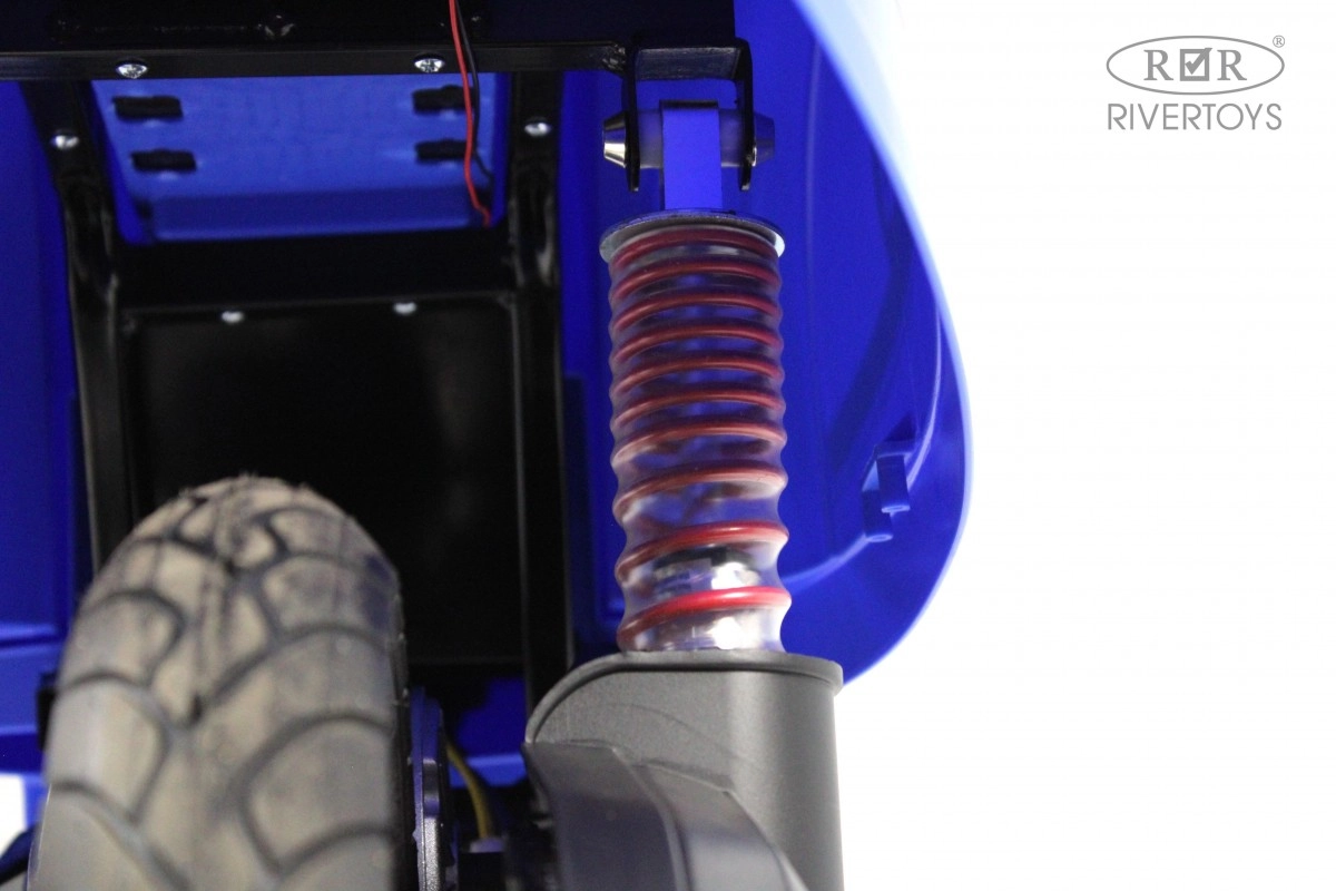 Детский электромотоцикл RiverToys A111AA синий hef3ok21p10kq84ztugo3efdmd97ymxl