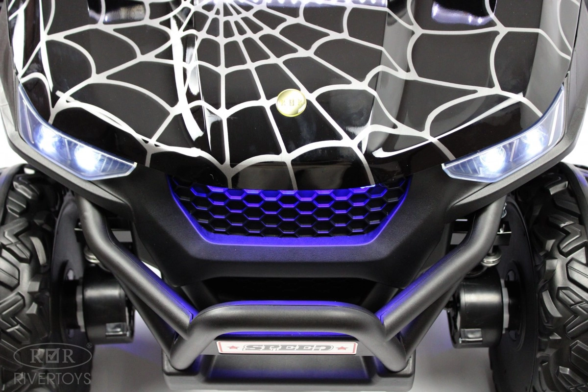 Детский электромобиль RiverToys T777TT 4WD черный Spider ug3itr3oxutjxt1f42wwz4h51ymgvg0k