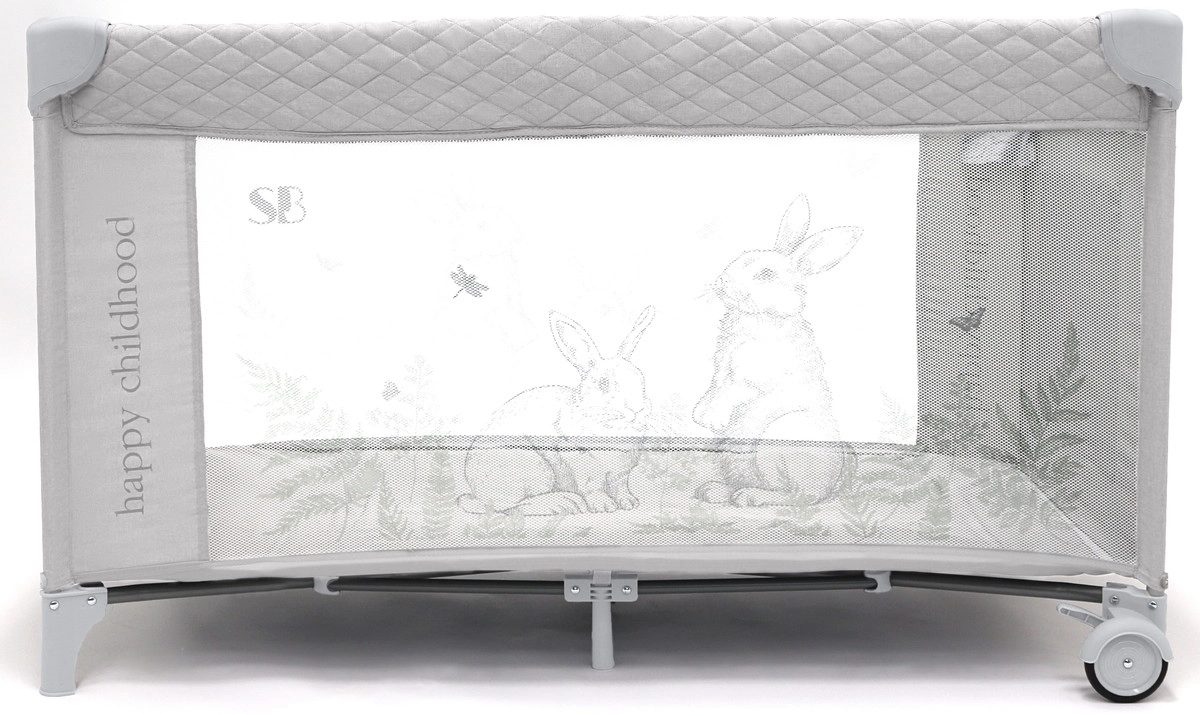Манеж детский Sweet Baby Nini Grey Rabbit 0uoiuaa6bnqx2kq1o778pka0i9gybgxk