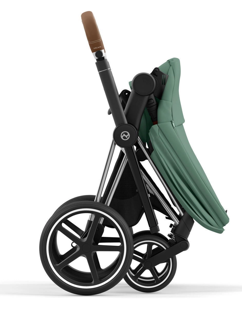 Коляска 2 в 1 Cybex Priam IV (шасси Chrome Brown) Leaf Green ifz8hu7u3fwgm9u3zs0jptvtzhfh9klr