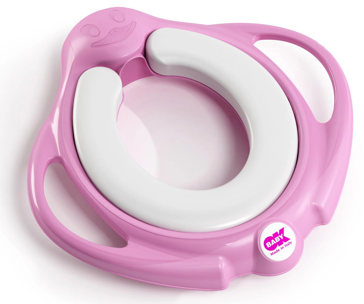 Накладка на унитаз Ok Baby Pinguo Soft (розовый яркий)