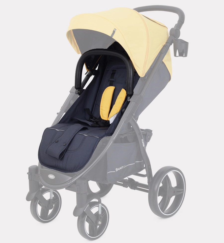 Прогулочная коляска RANT basic ALPINE Yellow n9b44wuk34rtw2m3a17p3al98eh59r97