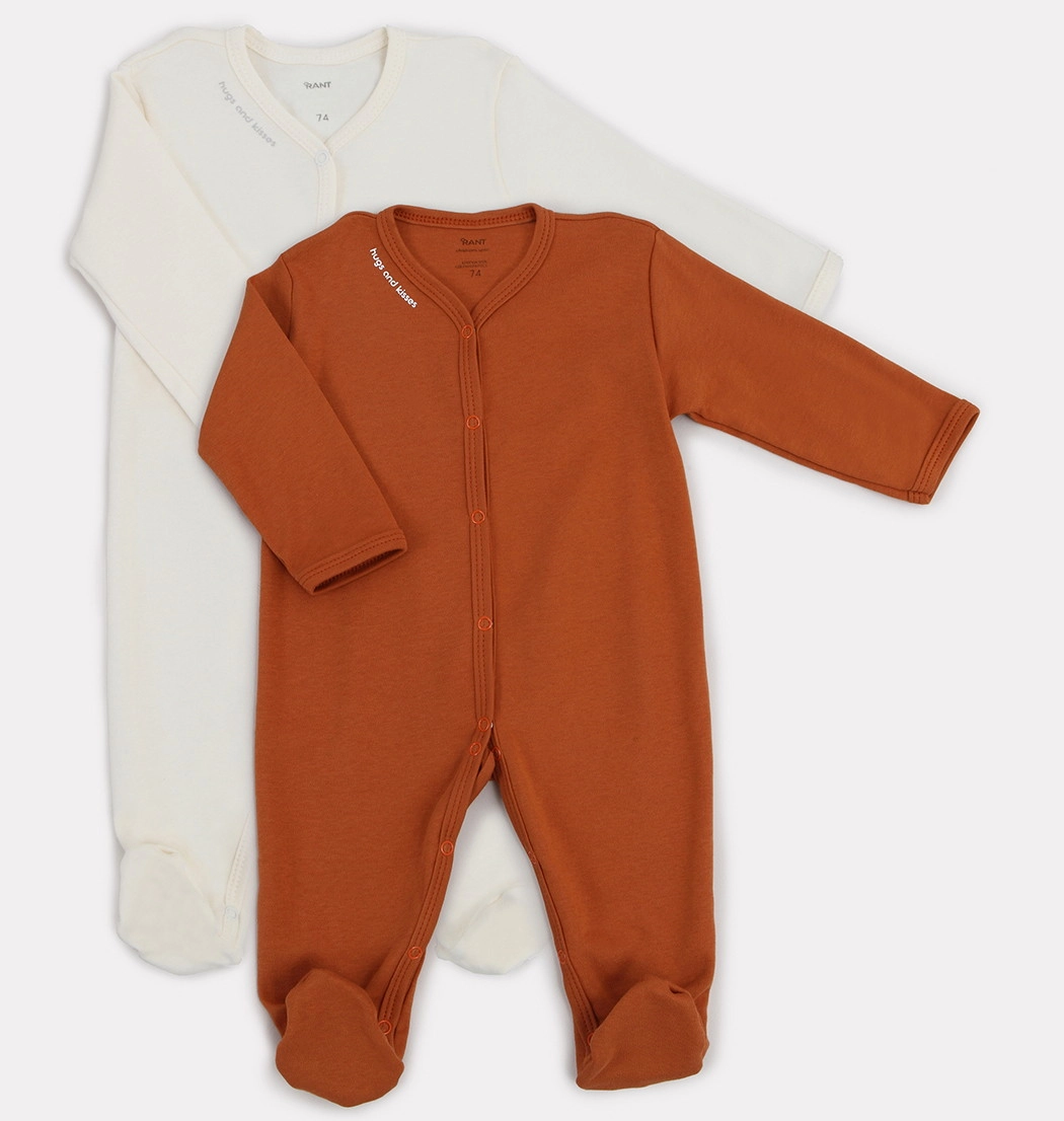 Комбинезон Rant Hugs and Kisses 2 шт 68 Curry Brown fthjaau8zlznjkxmnhom4rtw55d925v3