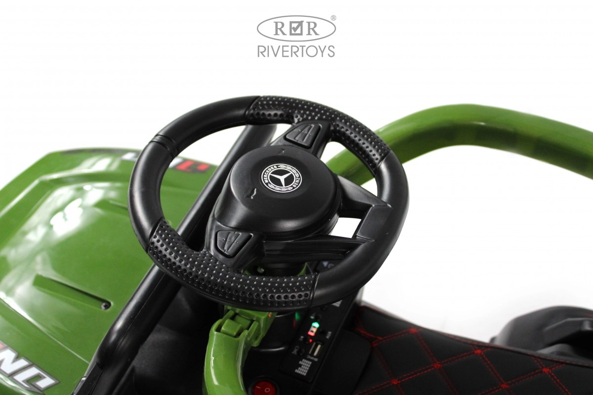 Детский электромобиль RiverToys G005GG зеленый ehcl5kcwkmub5emsrgo2dlxdwdhyf5rw