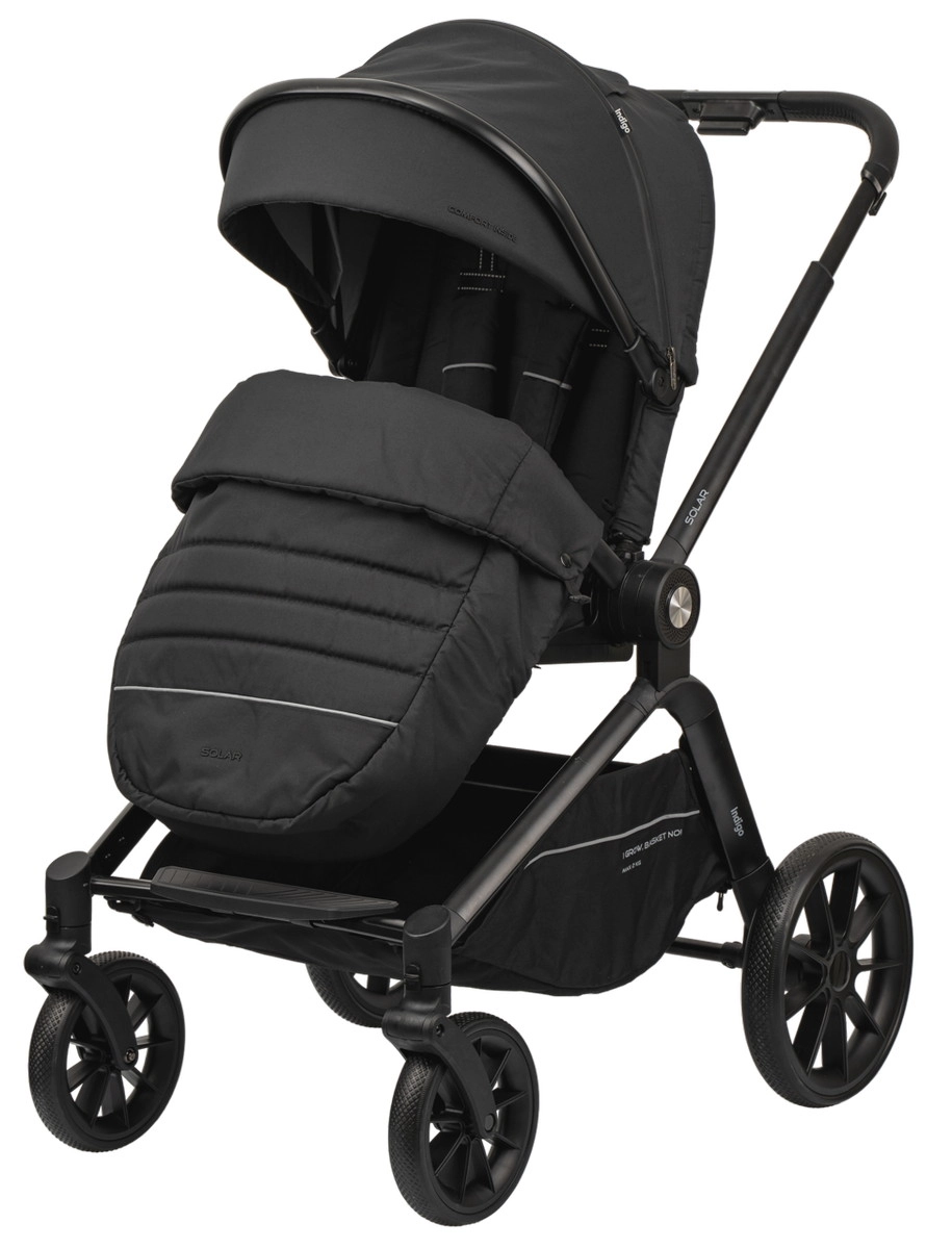 Детская коляска Indigo Solar 2 в 1 черный sx7ecycccco4ma3jtg0sku1tjcgpuxv9