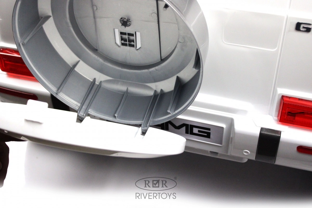 Детский электромобиль RiverToys Mercedes-AMG G63 G111GG, 24V белый kr8l0nkt1kk4fa4jpsadmehhhpareqgr