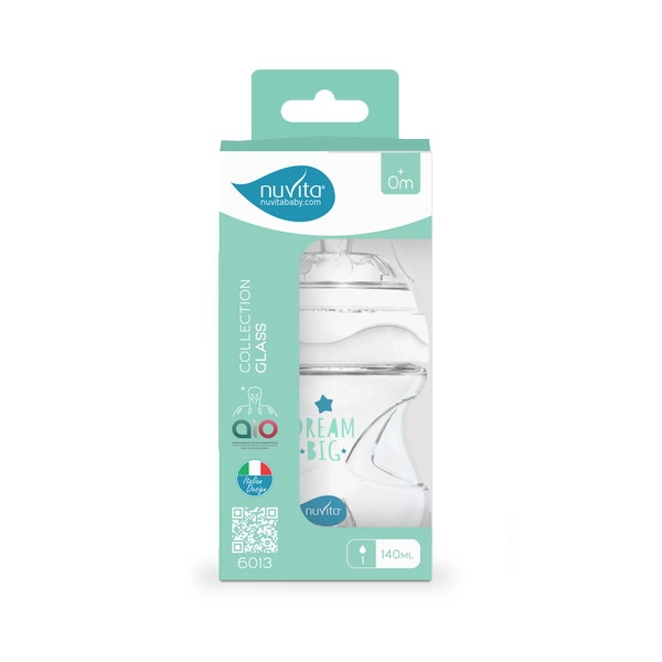 Антиколиковая бутылочка Nuvita 6013 Glass Collection 140мл, стекло белый/зеленый dz43yb0j5ft40mau1wefajeqd9hx0p7a