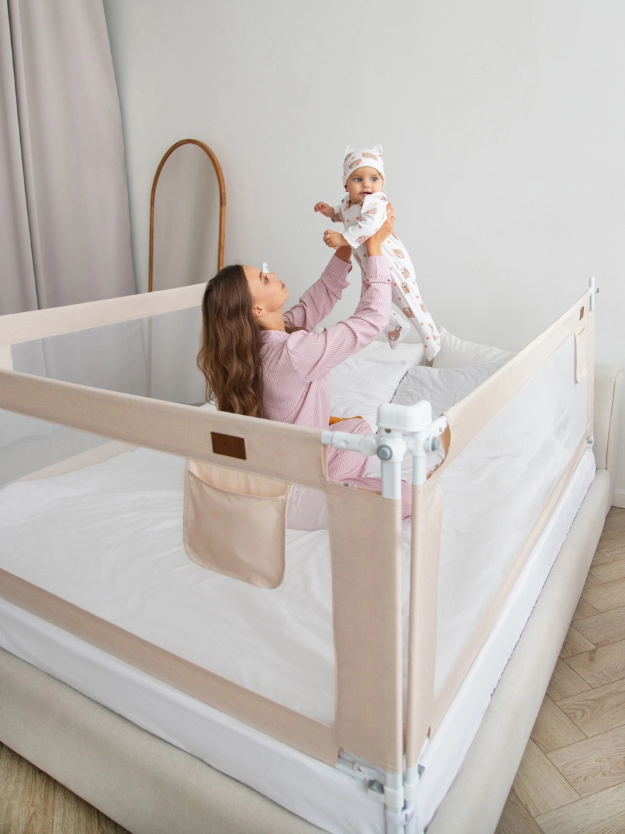 Барьер для кровати AmaroBaby Linear 200 см бежевый vorbmyxwimysppu2our3nng5ok6ovypw