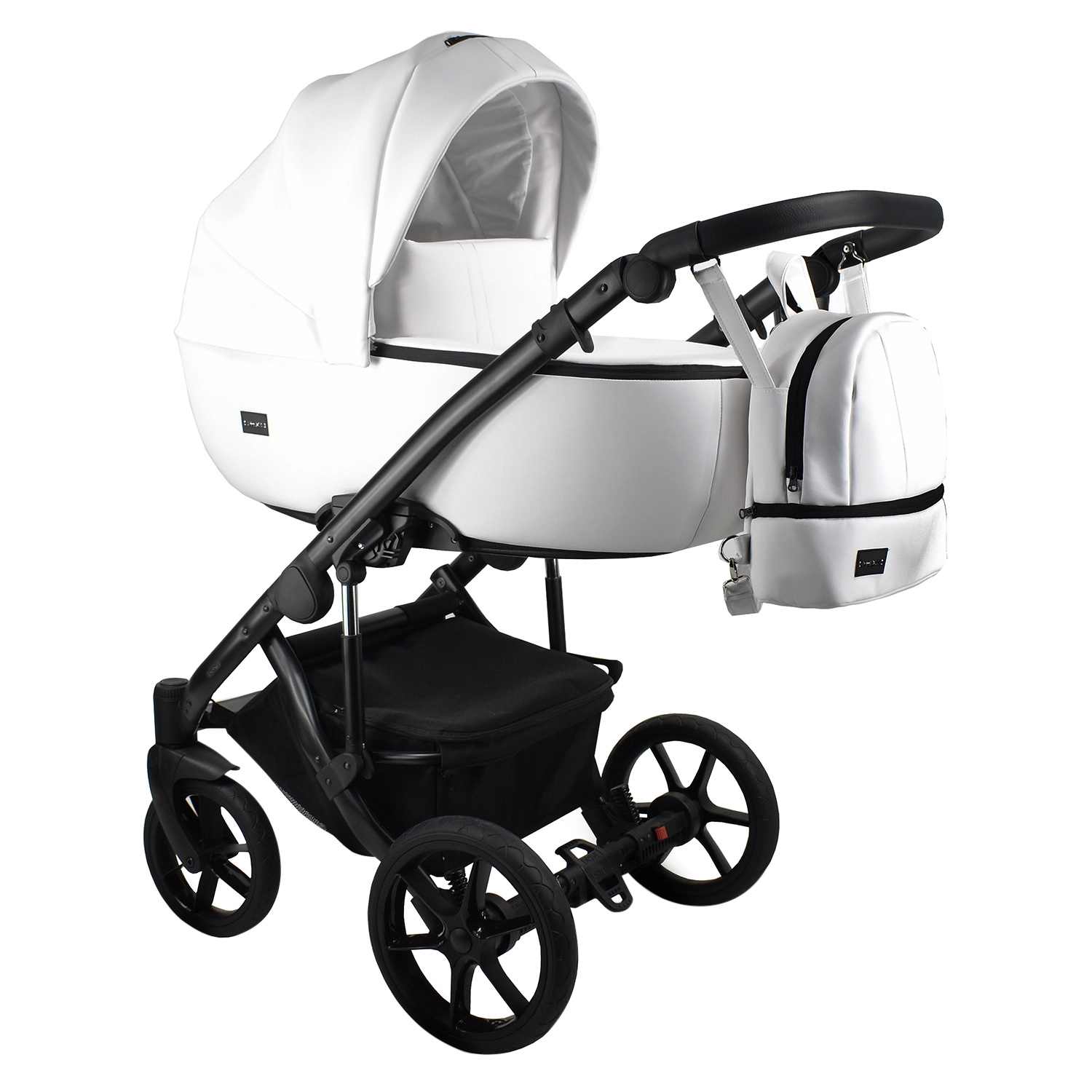 Коляска 2в1 BEXA AIR ECO белая кожа 108133128-kolyaska-2v1-bexa-air-eco-belaya-kozha