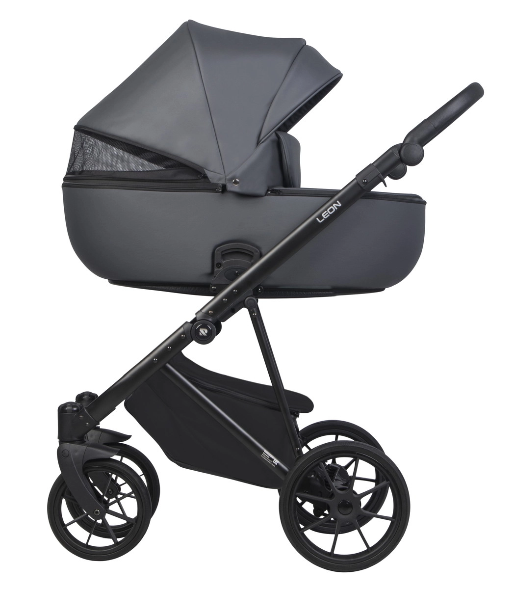 Коляска 2 в 1 RIKO BASIC LEON 03 Grafite (графит) tpsftlmu0to3zudox12b3bhdw0fux1to