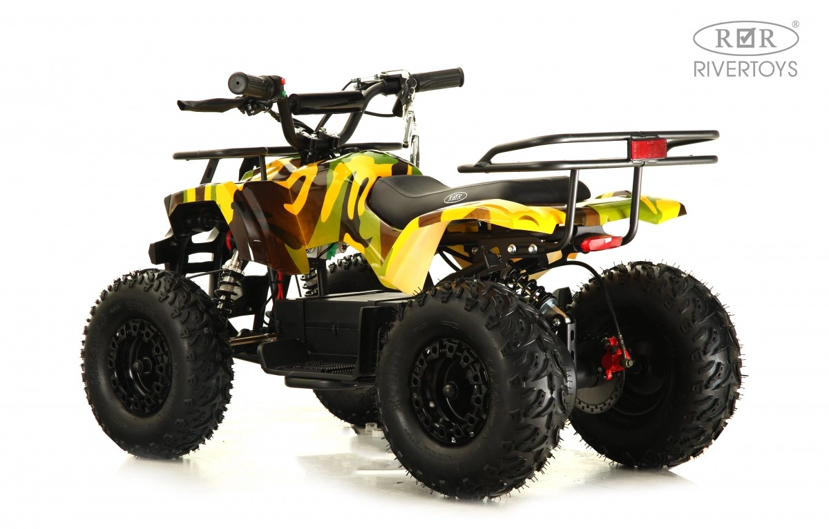 Детский электроквадроцикл RiverToys TIKI LUX желтый камуфляж 15njm61dmwn82ok5npqmb5tn1q0lkxzx