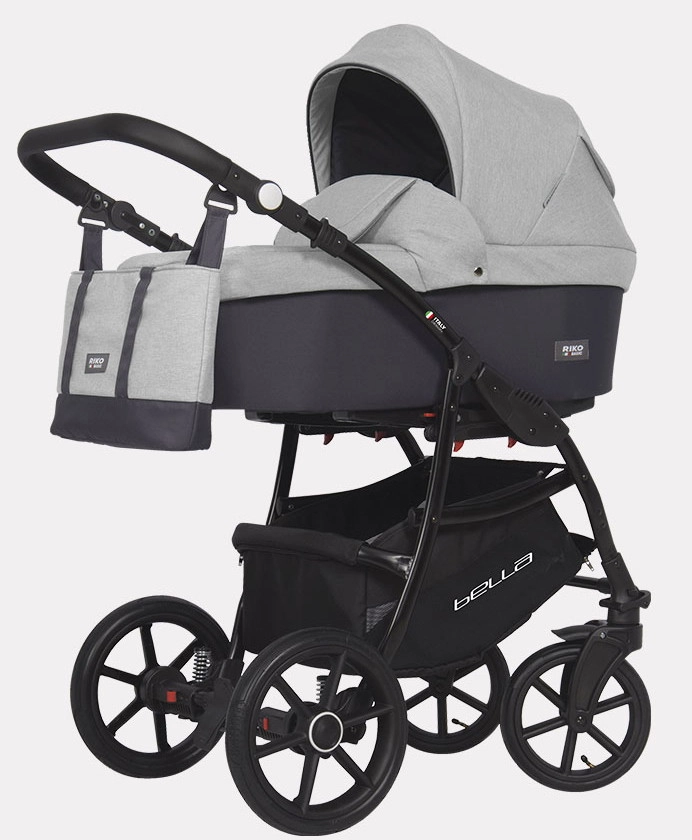 Детская коляска Riko Basic Bella 2 в 1 01 серый-графит 524hde20vigltbdvz2kbxwpdqvrrz6fs